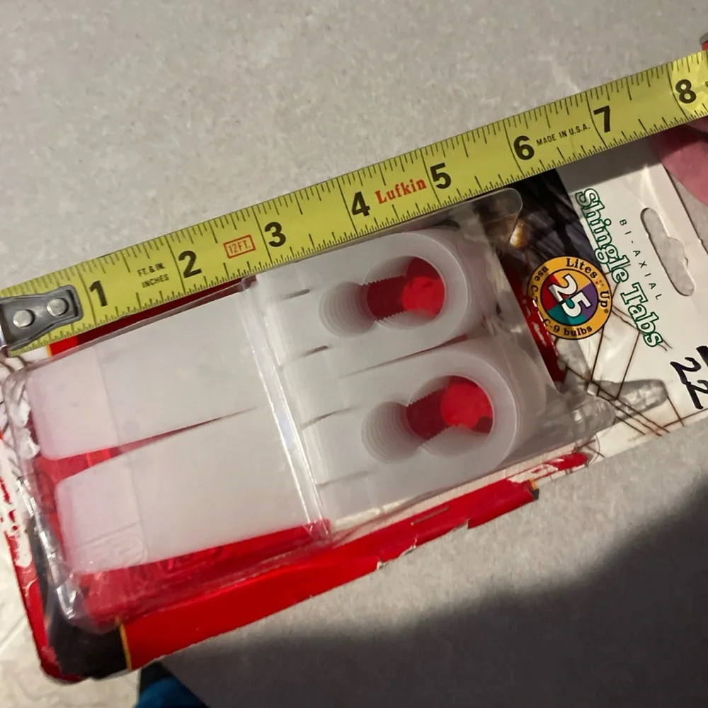 Holiday light Shingle Tabs, unused